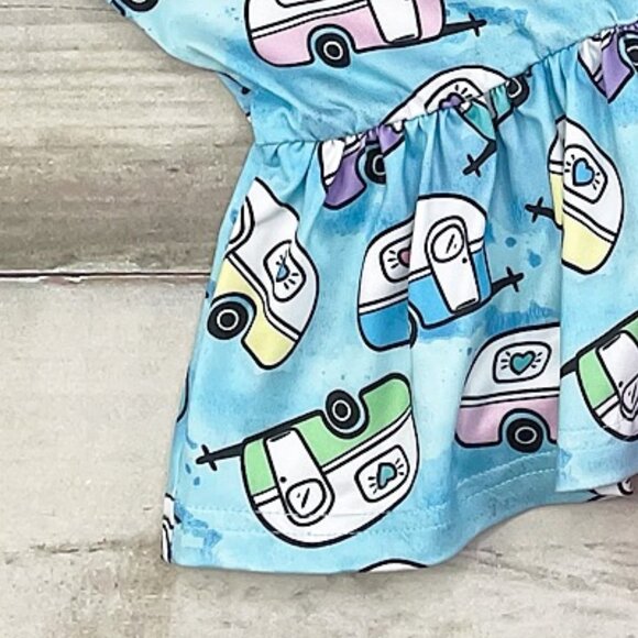 Pete & Lucy Let's Go Glamping Girls Short Set - Picture 3 of 7